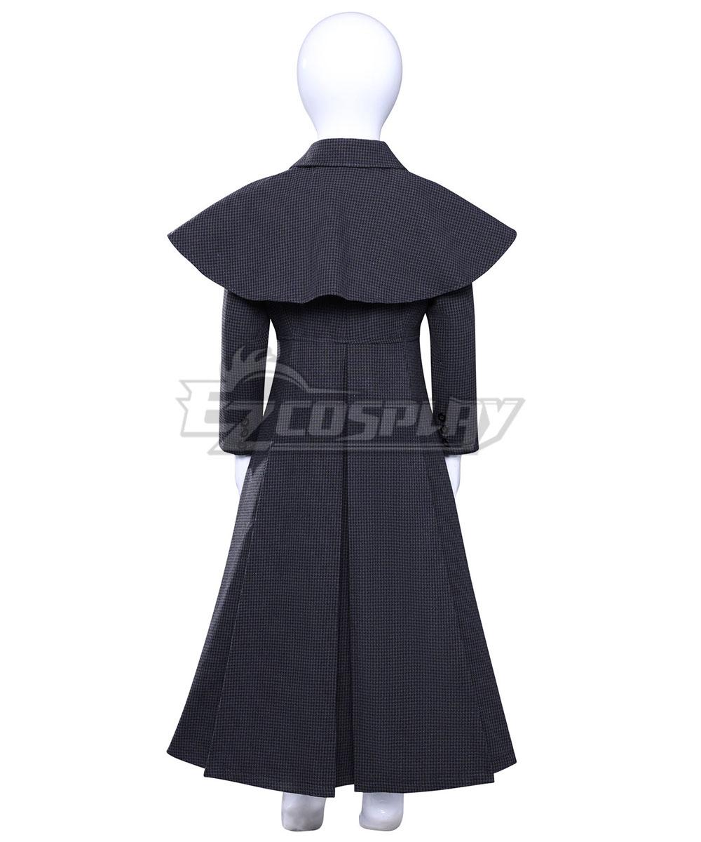 Kid Size Wednesday Season 2 Wednesday Only Coat Cosplay Costume