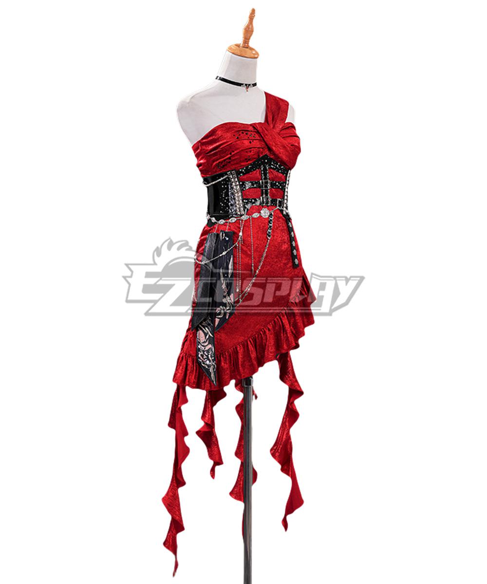 open lace back dress Scarlet O'Hara Red Dress Gone with the Wind Costume – LausenCrafts