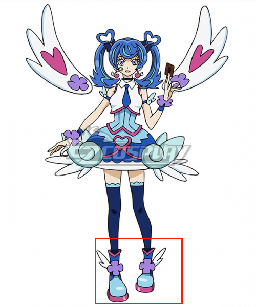 

Yu-Gi-Oh! VRAINS Blue Angel Aoi Zaizen Blue Cosplay Shoes