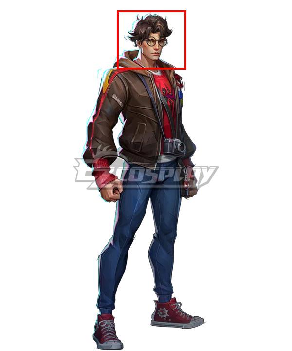 Marvel Rivals Spider-Man Peter Parker The Photographer Skin Cosplay Wig