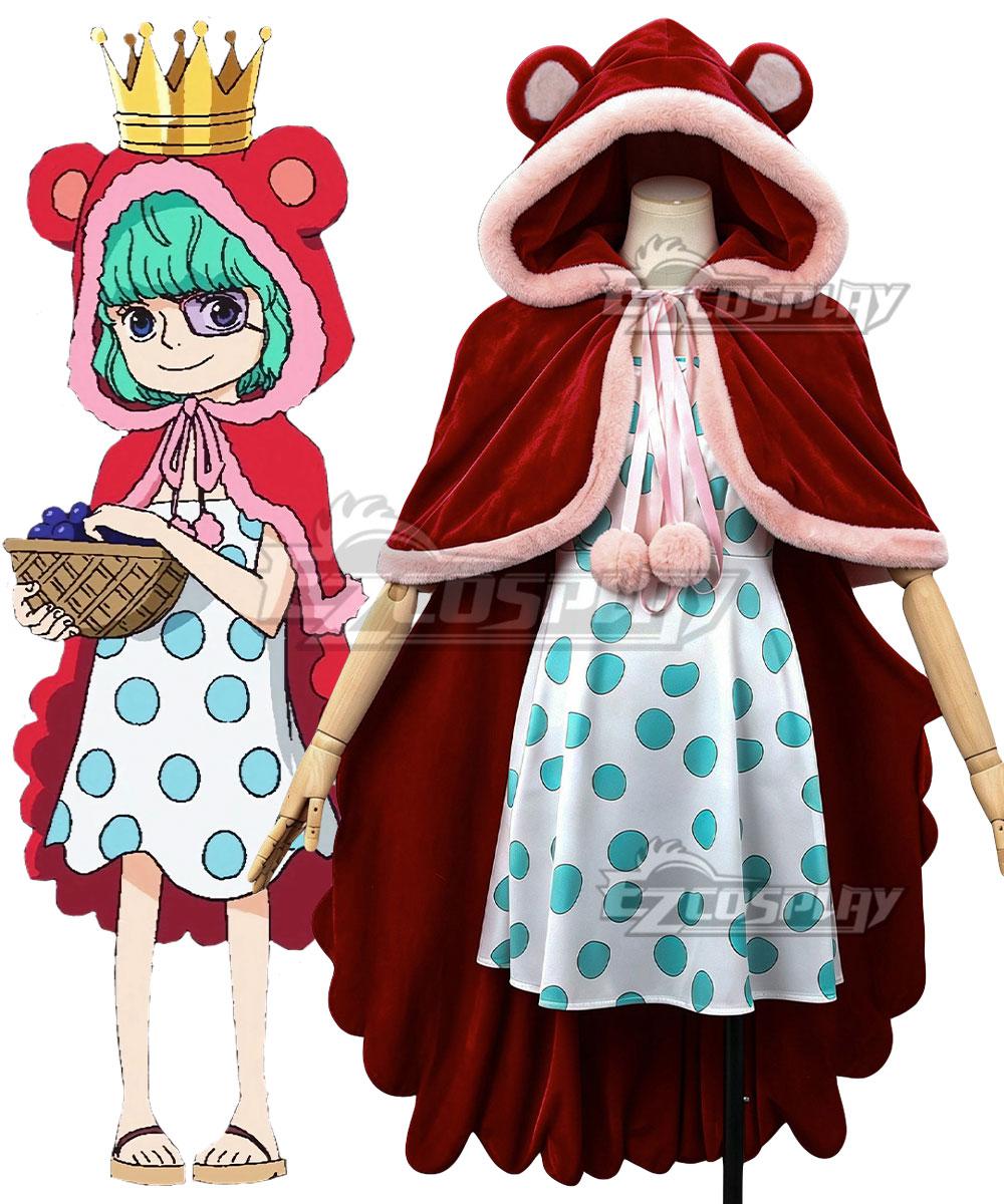 One Piece Sugar Red Suit Cosplay Costume