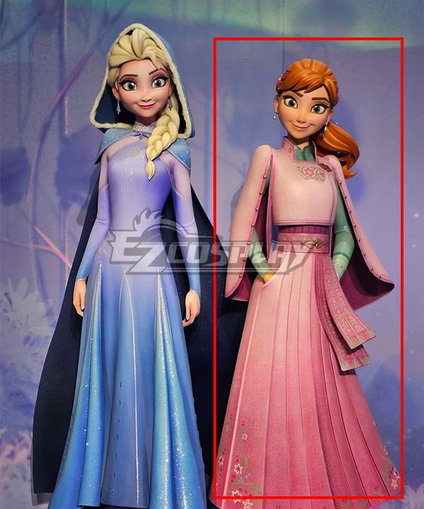 Frozen 3 Anna Cosplay Costume