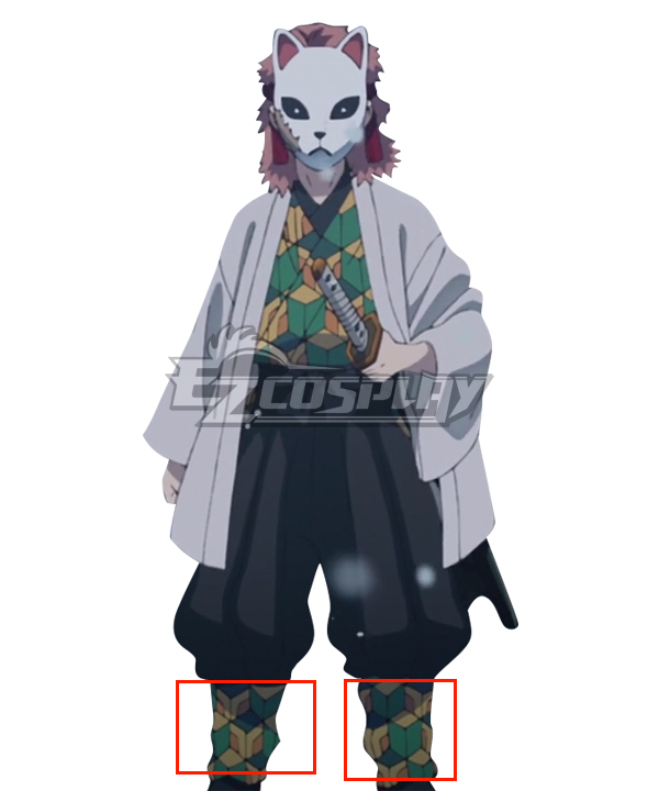 Demon Slayer: Kimetsu no Yaiba Sabito Cosplay Costume Only Leg Wear