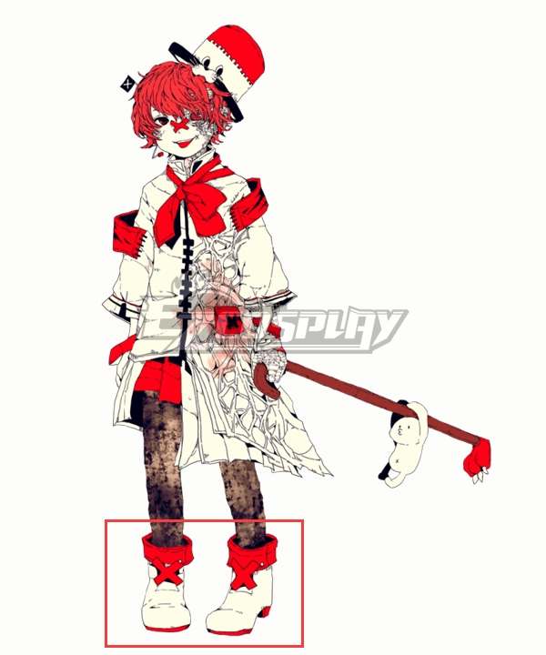 

Vocaloid Fukase White Shoes Cosplay Boots