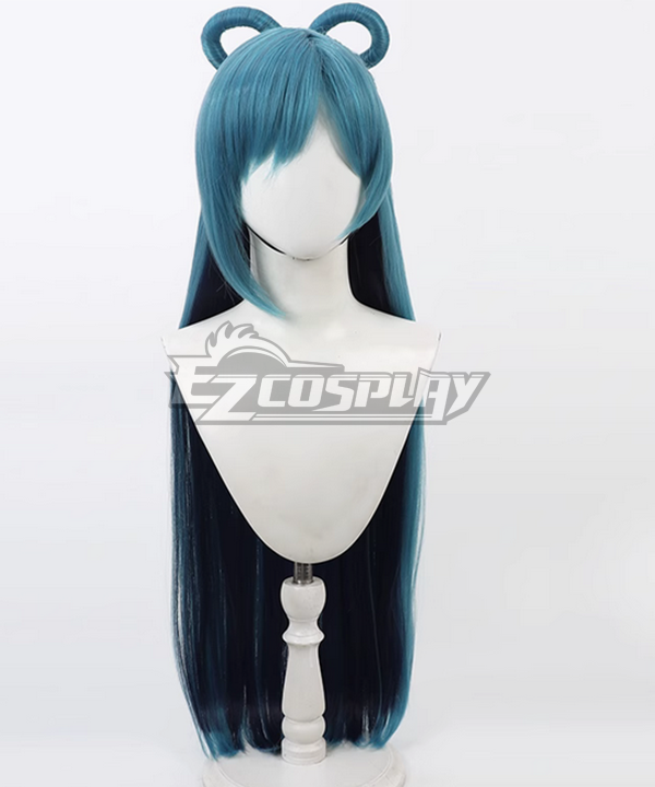 Chained Soldier Himari Azuma Blue Cosplay Wig