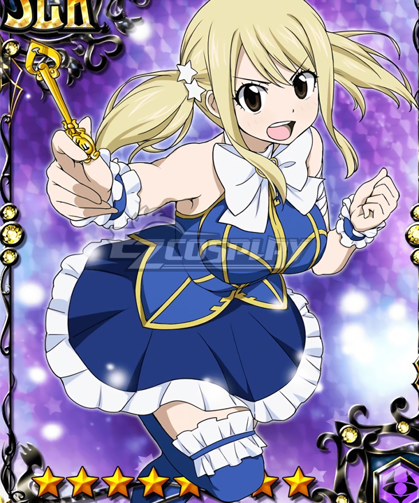 

Fairy Tail Lucy Heartfilia Blue Cosplay costume