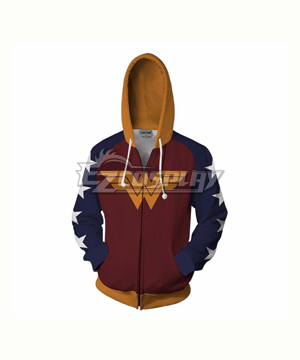 

DC Comics Wonder Woman Diana Prince Coat Hoodie Cosplay Costume