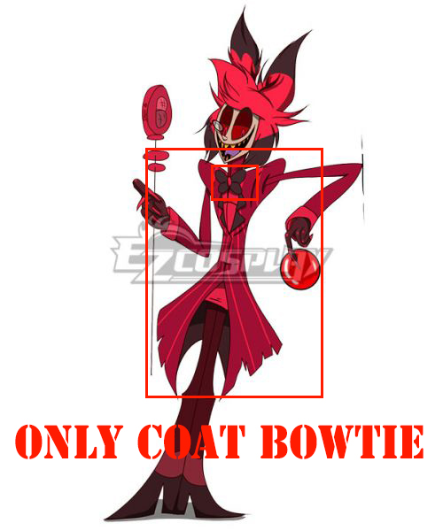 

Hazbin Hotel Alastor Cosplay Costume Only Coat Bowtie