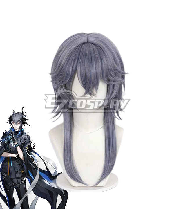 Arknights Logos Grey Cosplay Wig