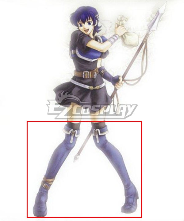 

Fire Emblem Farina Purple Shoes Cosplay Boots