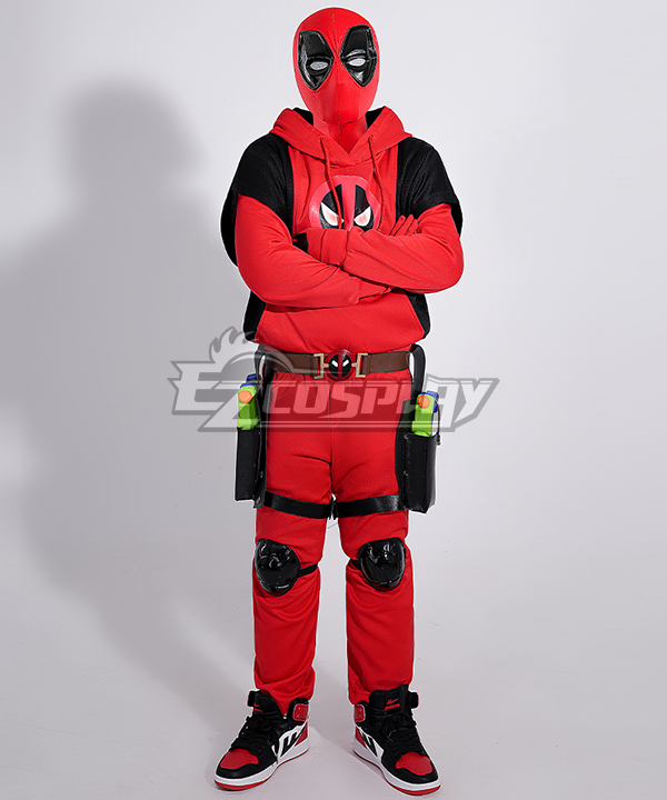 Kids Size Deadpool 3 Wade Winston Wilson Hoodies Cosplay Costume