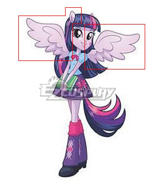 

My Little Pony Equestria Girls Twilight Sparkle Ears Wings Unicorn Cosplay Accessory Prop