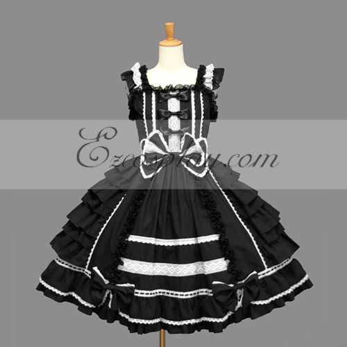 

Black Gothic Lolita Dress