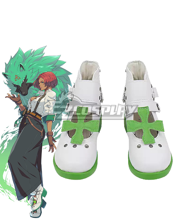 Guilty Gear STRIVE  Giovanna Silver Cosplay Shoes