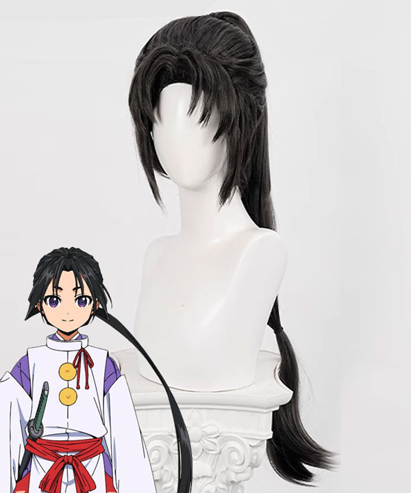 The Elusive Samurai Hojo Tokiyuki Black Cosplay Wig