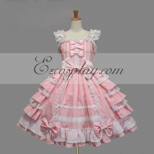 Pink Gothic Lolita Dress -LTFS0099