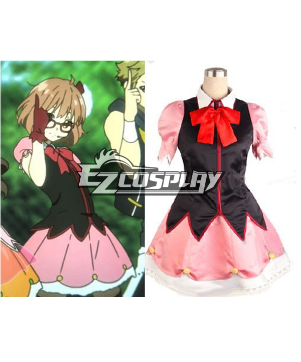 Beyond the Boundary Kyokai no Kanata Mirai Kuriyama Cosplay Costume Dance Dress 