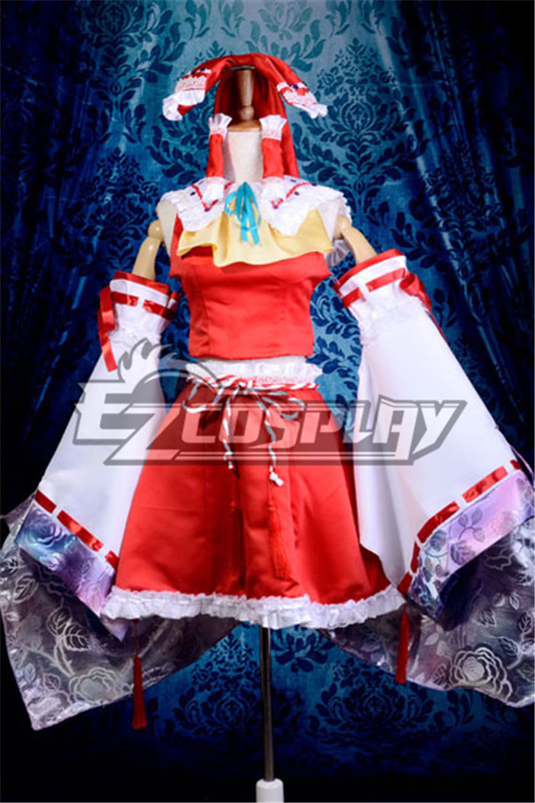  Touhou Project Hakurei Meimu Lolita Cosplay Anime Costume Y300