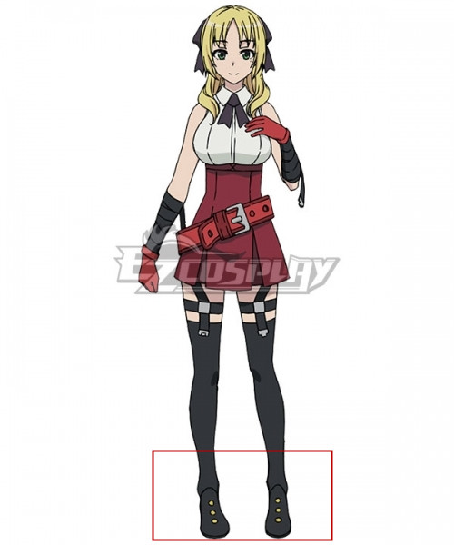 

A Certain Scientific Accelerator Toaru Kagaku no Accelerator Estelle Rosenthal Black Cosplay Shoes