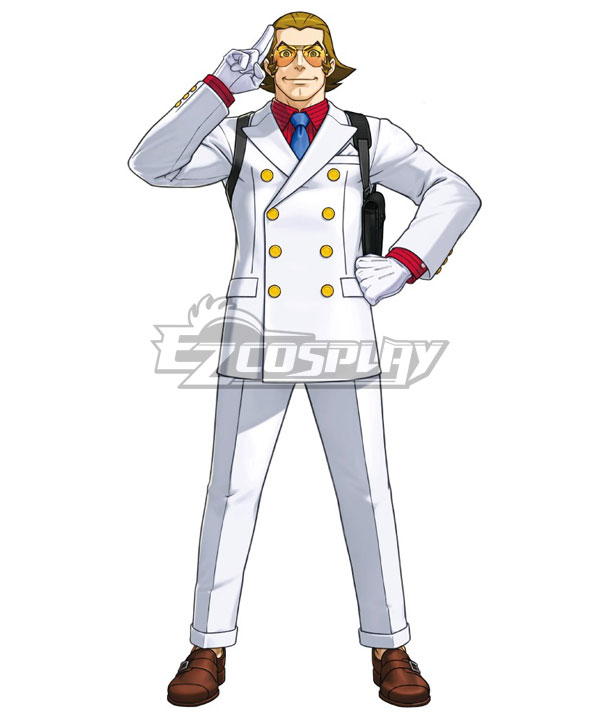 Ace Attorney 5 Dual Destinies Bobby Fulbright Cosplay Costume