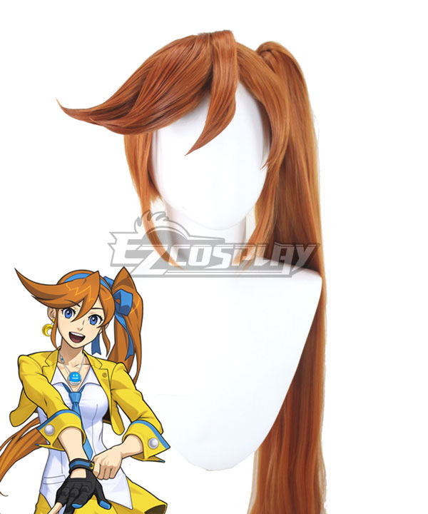 Ace Attorney Gyakuten Saiban Athena Cykes Origin Cosplay Wig