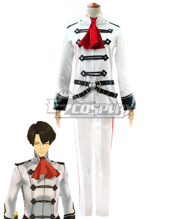 Ace Attorney Kazuma Asogi Kazuma Asogi White Cosplay Costume