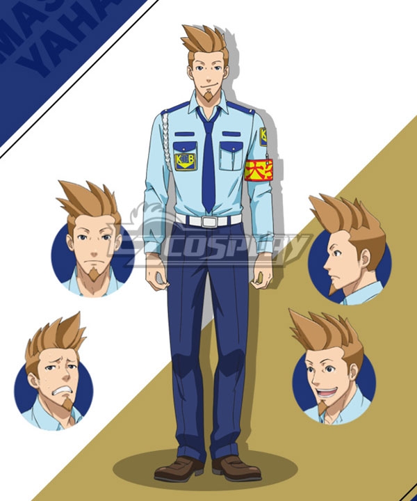 

Ace Attorney Season 2 Larry Butz Cosplay Costume