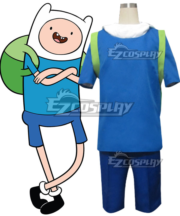 Adventure Time the Human Finn Mertens Cosplay Costume