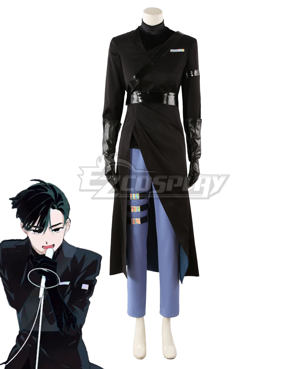 Ailen Stage Ivan Black Cosplay Costume