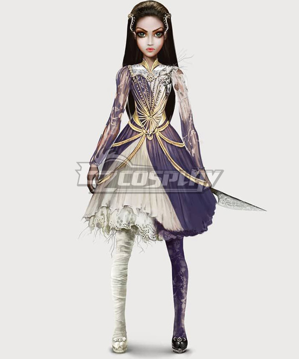 

Alice: Asylum Alice Chaos Dress Purple Cosplay Costume