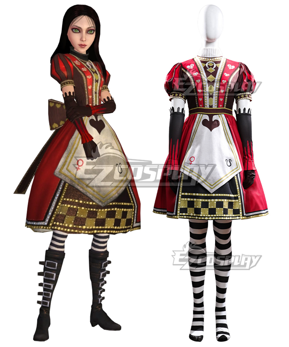 Alice: Madness Returns Alice Royal Suit Cosplay Costume