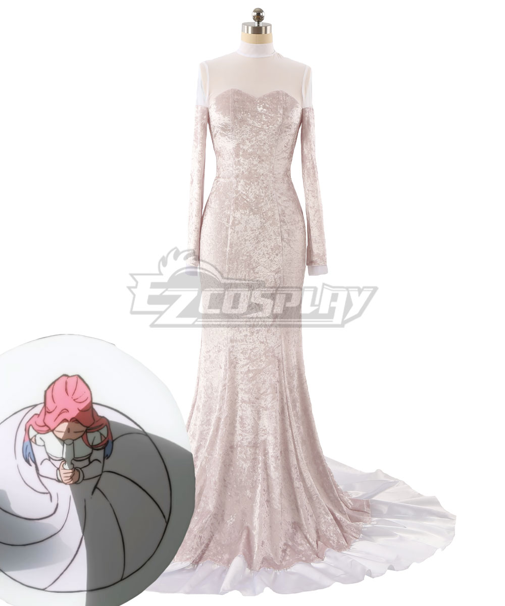 ALIEN STAGE Mize Round 5 White Dress Cosplay Costume