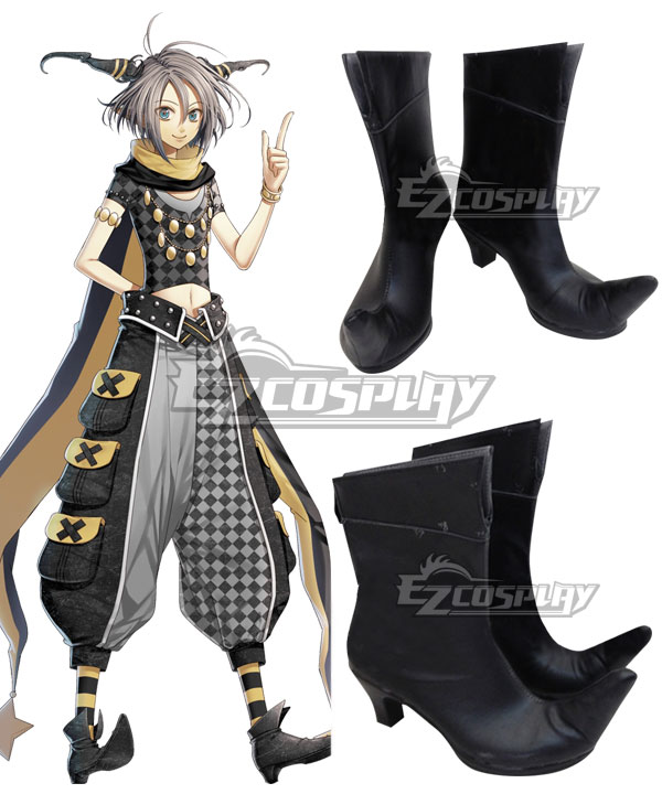 AMNESIA Orion Black Cosplay Shoes