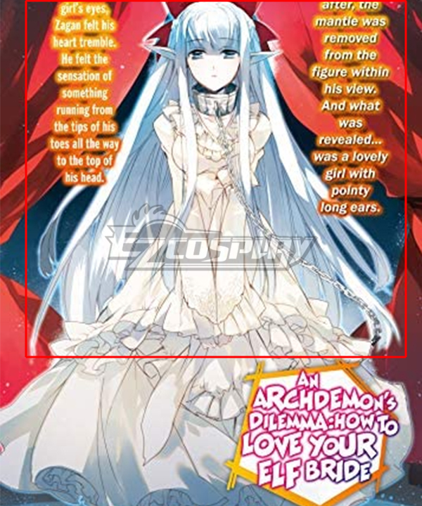 An Archdemon's Dilemma: How to Love Your Elf Bride Nephy White Cosplay Wig
