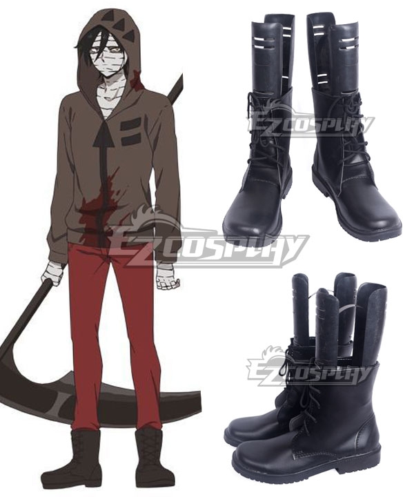 

Angels Of Death Satsuriku No Tenshi Zack Brown Shoes Cosplay Boots