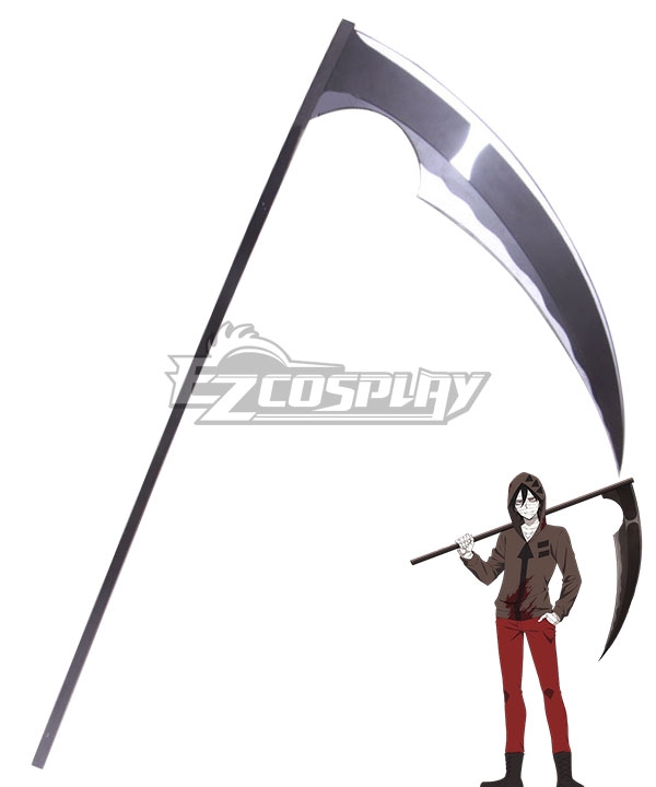 Angels Of Death Satsuriku No Tenshi Zack Scythe Cosplay Weapon Prop