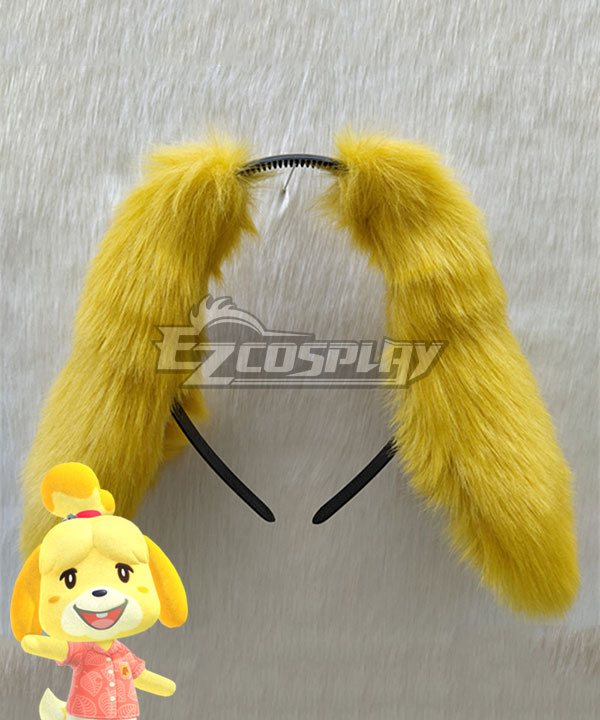  Animal Crossing New Horizon Isabell Dog Ears Cosplay Accessory Prop