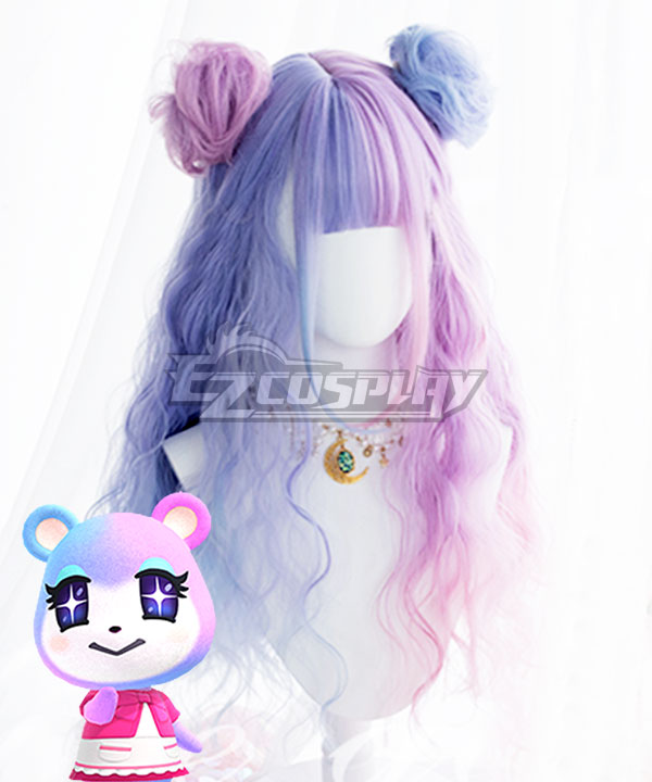 Animal Crossing: New Horizon Judy Lolita Pink Blue Cosplay Wig