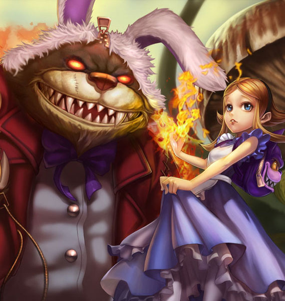 

League of Legends Annie In Wonderland Skin Cosplay Costume