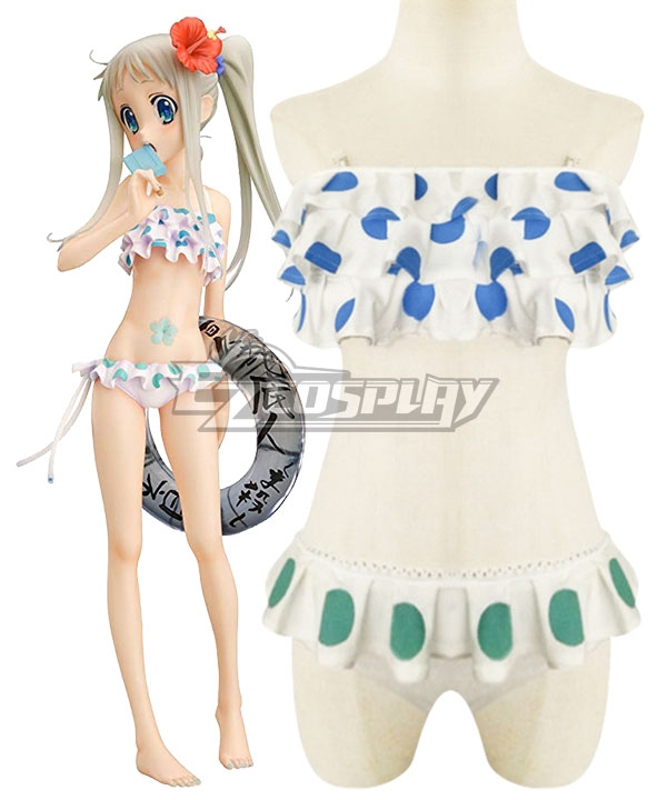 Anohana: The Flower We Saw That Day Honma Meiko Swimsuit Cosplay Costume