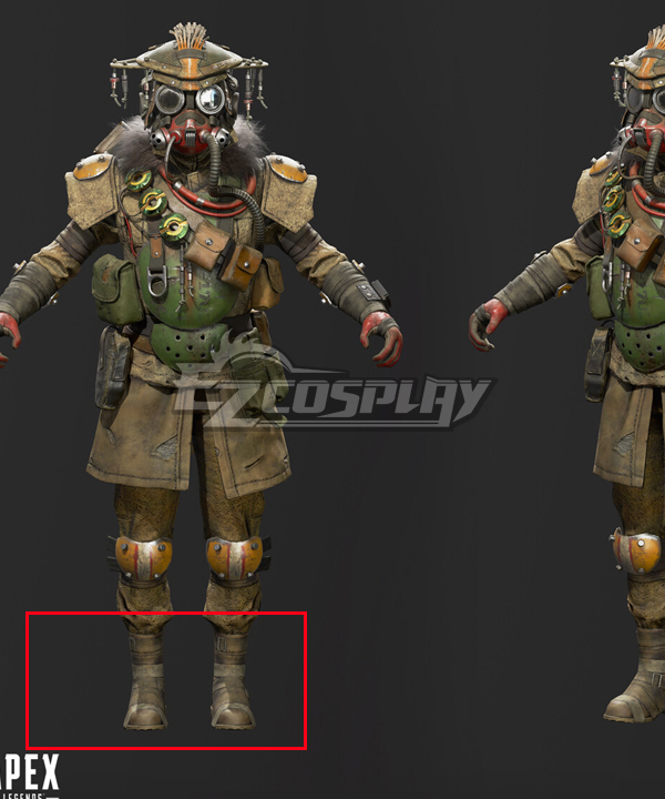 Apex legends Bloodhound Brown Shoes Cosplay Boots