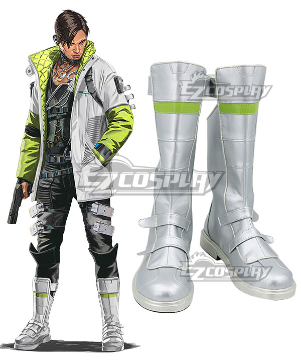 Apex legends Crypto Silver Shoes Cosplay Boots
