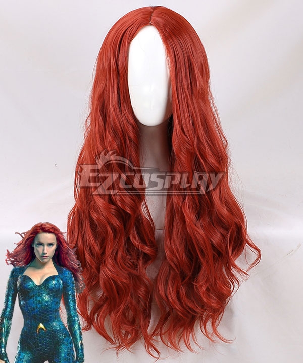 DC Aquaman 2018 Movie Mera Red New Editon Cosplay Wig