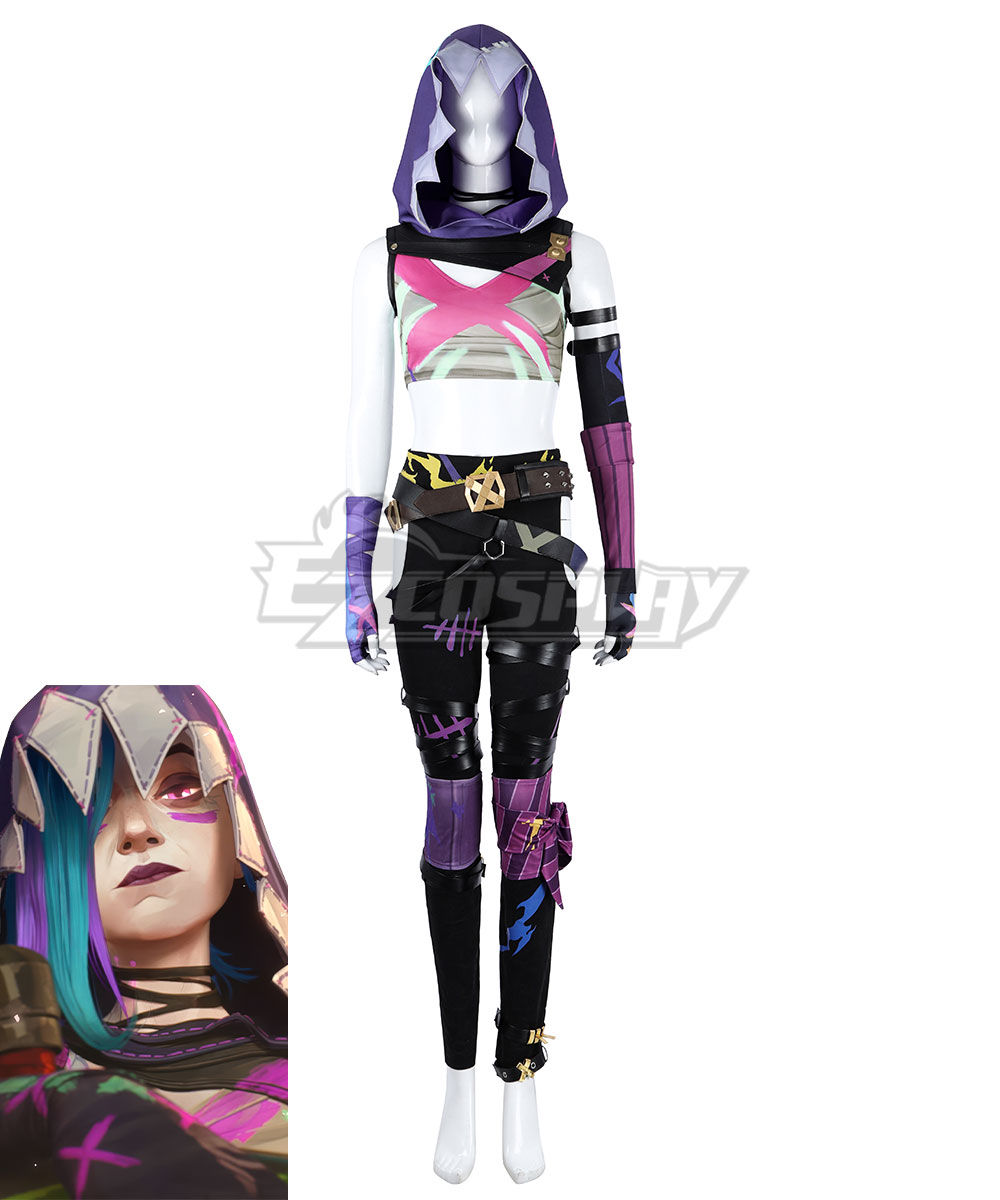 Arcane Season 2 League of Legends LOL Jinx Battle Suit Cosplay Costume