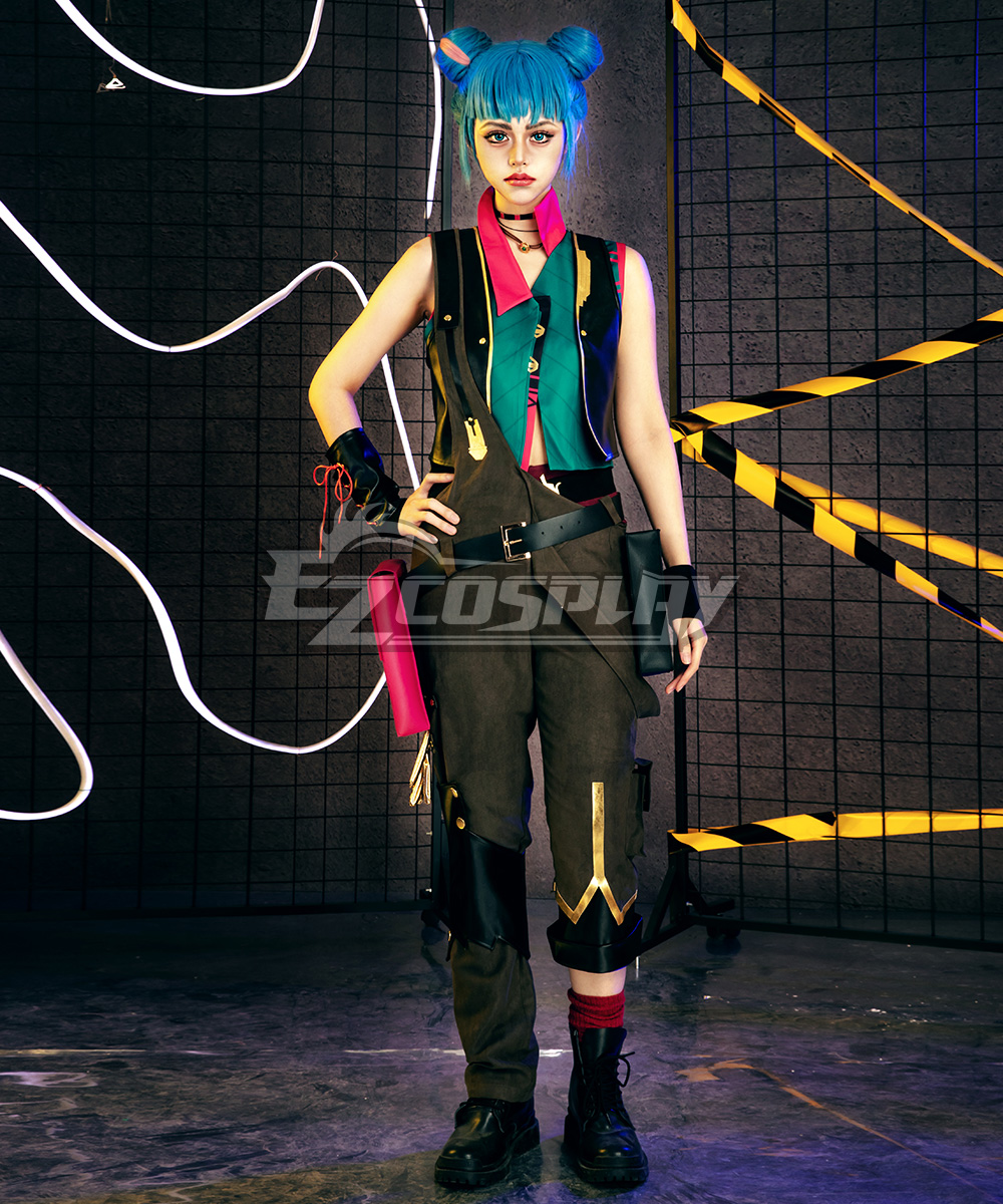 Arcane Season 2 League of Legends LOL Universe Jinx Cosplay Costume