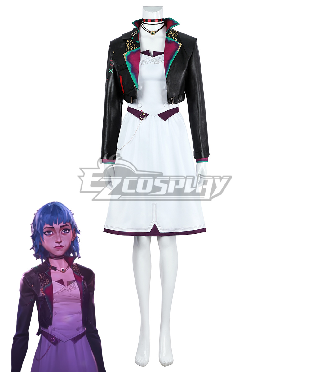 Arcane Season 2 League of Legends LOL Universe Jinx Powder Dance Dress Cosplay Costume