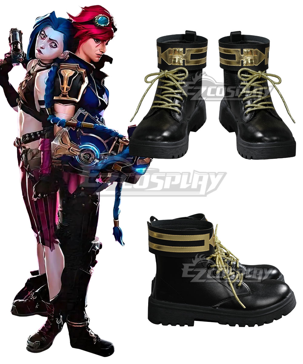 Arcane Season 2 League of Legends LOL Caitlyn Vi Cosplay Shoes