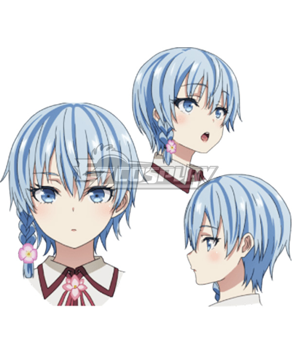 Are You Really the Only One Who Likes Me? Runa Kusami Blue Cosplay Wig