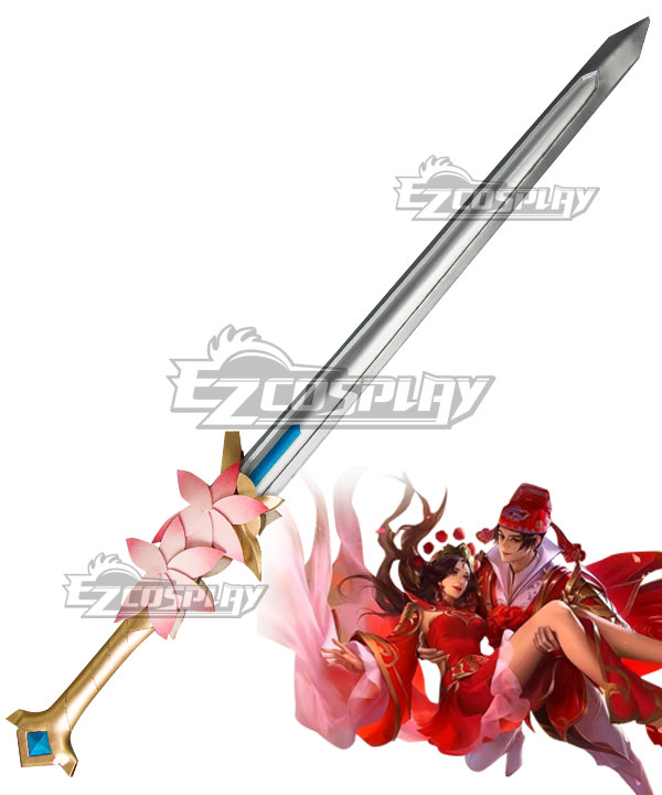 Arena Of Valor Honor of Kings Luna Life long love Sword Cosplay Weapon Prop