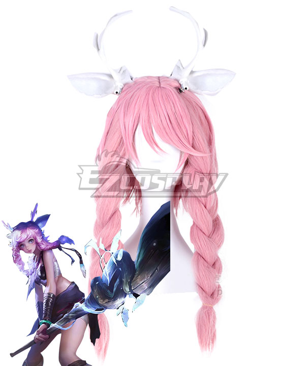 Arena Of Valor Honor of Kings Yao Pink Cosplay Wig